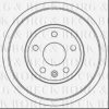 BORG & BECK BBR7258 Brake Drum